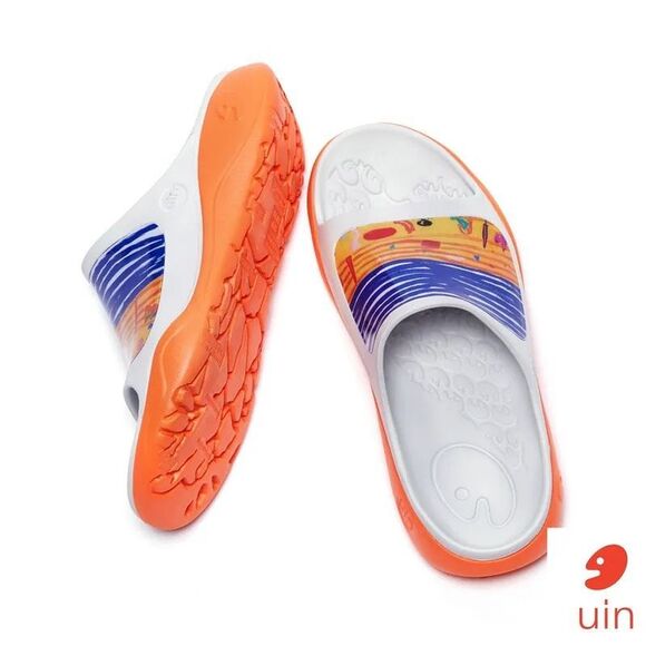 UIN Men\'s Sandals Beach Summer Travel Anti-Slip Slippers (at the beach ibiza)